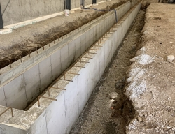 Hortons Concrete garage foundation walls and floors